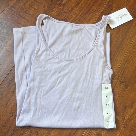 NWT Isabel Maternity by Ingrid & Isabel Lavender Purple Tank Top - Picture 2 of 9